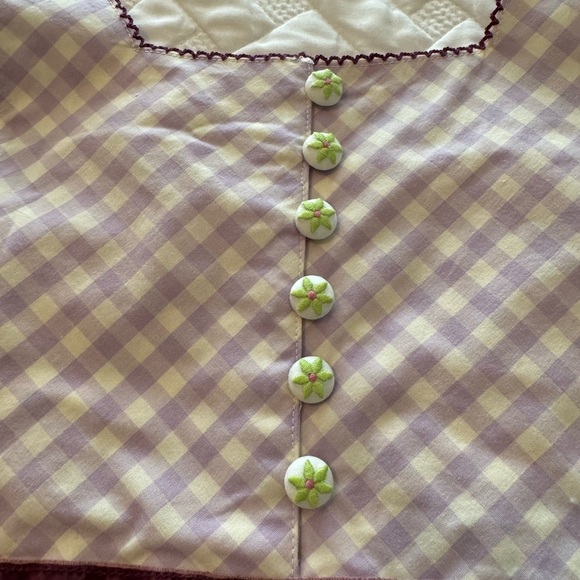 NWT Matilda Jane Enchanted Garden Prudence Gingham Tunic Top & Pants Sz 8 - Picture 3 of 6